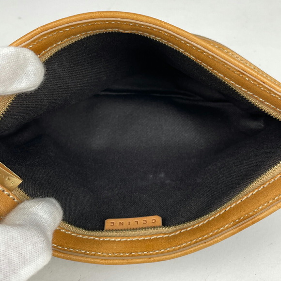 Celine Macadam Pattern Shoulder Canvas Shoulder Handbag Brown - Picture 7 of 7